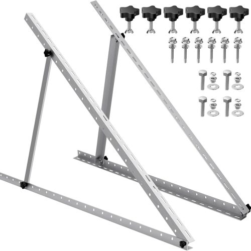 1140mm solar panel tripod bracket adjustable mounting brackets kit system