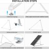 1140mm solar panel tripod bracket adjustable mounting brackets kit system 1140mm solar panel tripod bracket adjustable mounting brackets kit system