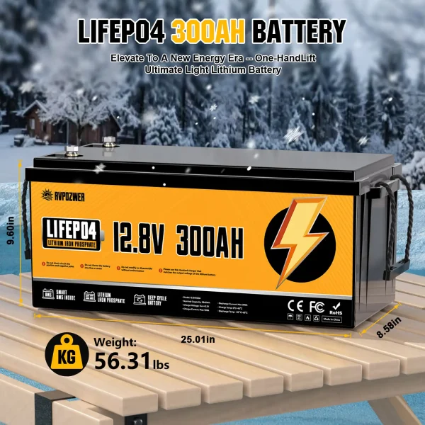 rvpozwer 12.8v 300ah lifepo4 battery rvpozwer 12.8v 300ah lifepo4 battery
