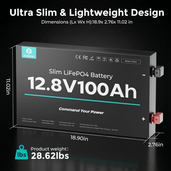 12v 100ah lifepo4 slim battery 12v 100ah lifepo4 slim battery
